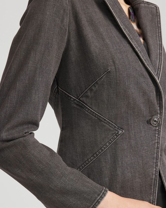 Denim Blazer - image 4